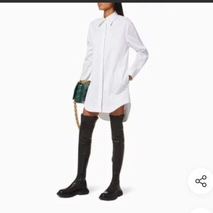DION LEE
Harness Shirt Dress in Cotton Poplin